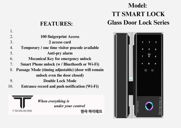 T Techlog Door Hardware T Techlog Door Hardware (HG05) - TSY Locksmith Selangor & Kuala Lumpur