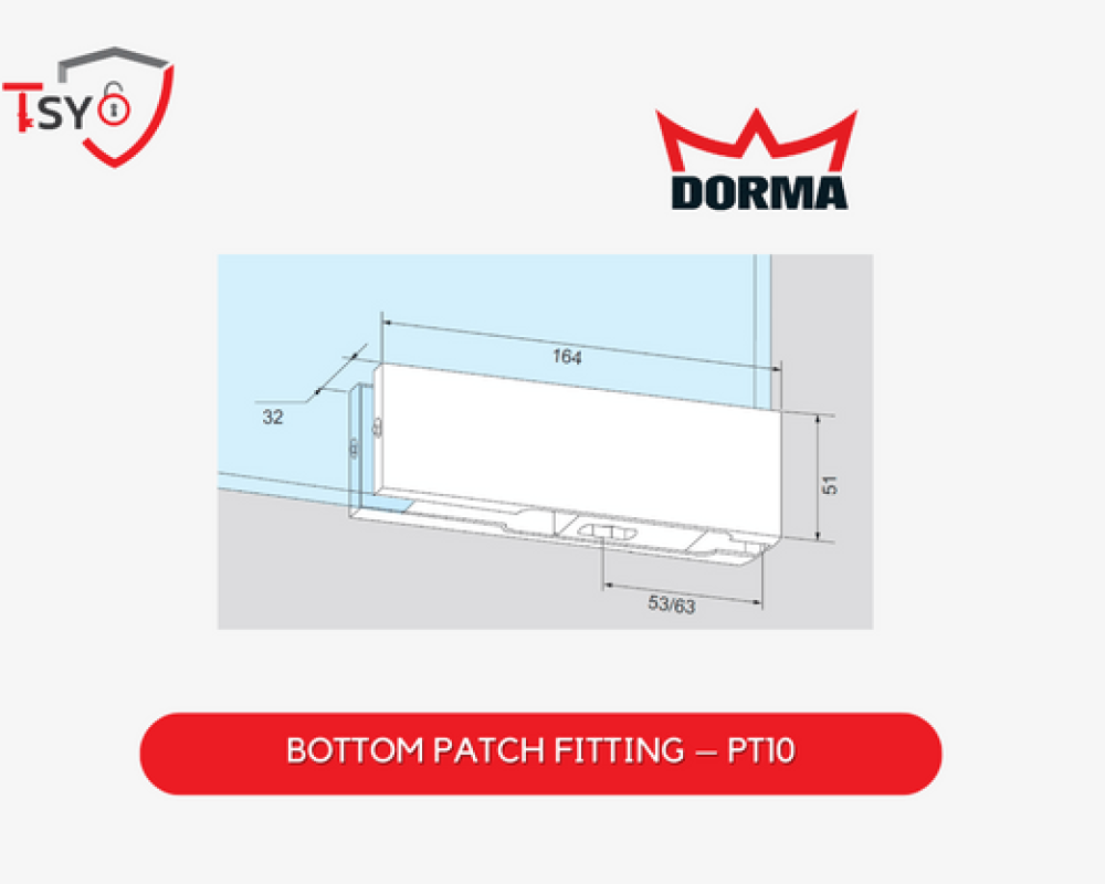 BOTTOM PATCH FITTING – PT10
