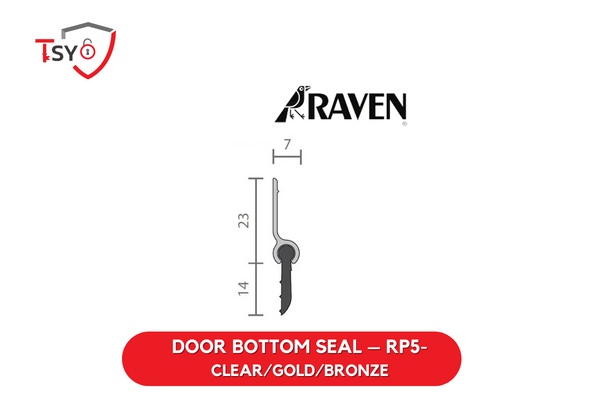 DOOR BOTTOM SEAL – RP5-GOLD - TSY Lock