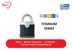 Tesa Brass Padlock (CT60APT60CR/CT60APT80CR) - TSY Locksmith Selangor & Kuala Lumpur