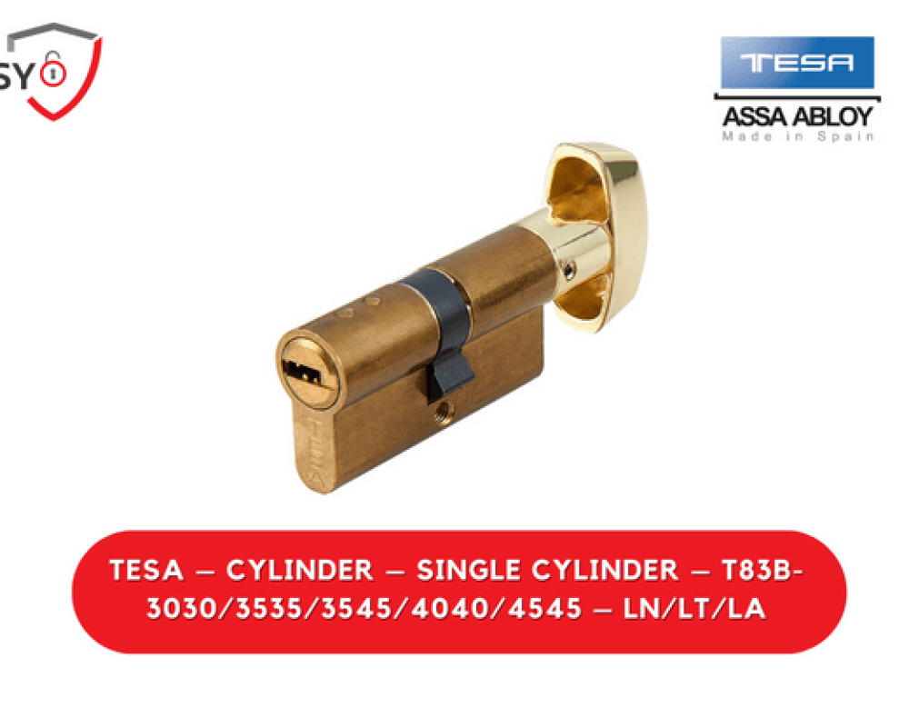 Tesa – Cylinder – Single Cylinder – T83B-3030/3535/3545/4040/4545 – LN/LT/LA