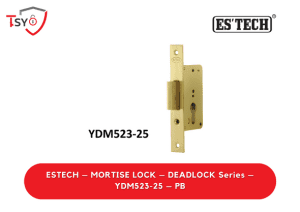 Es Tech Mortise Lock (YDM523-25-PB) - TSY Locksmith Selangor & Kuala Lumpur