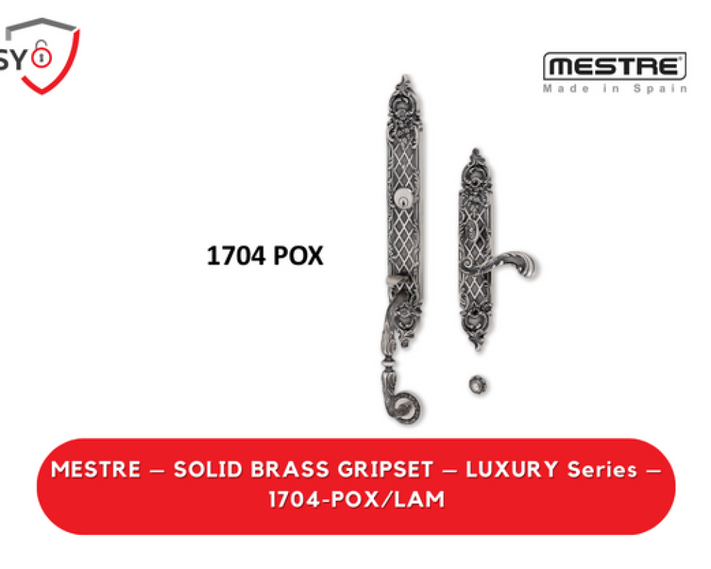 Mestre – Solid Brass Gripset – Luxury Series – 1704-POX/LAM