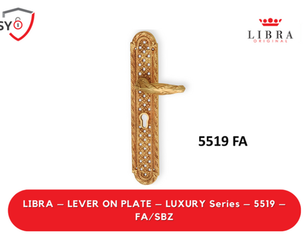 Libra – Lever On Plate – Luxury Series – 5519 – FA/SBZ
