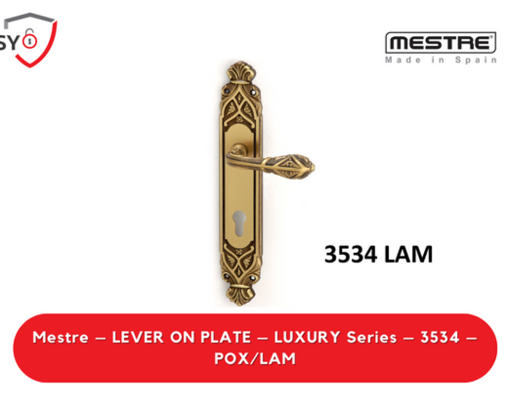 Mestre – Lever On Plate – Luxury Series – 3534 – POX/LAM
