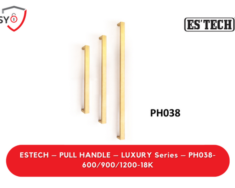 Estech – Pull Handle – Luxury Series – PH038-600/900/1200-18K