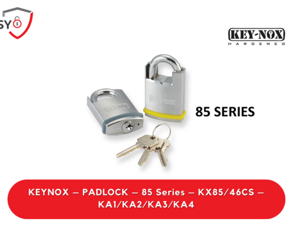 Keynox – Padlock – 85 Series – KX85/46CS – KA1/KA2/KA3/KA4
