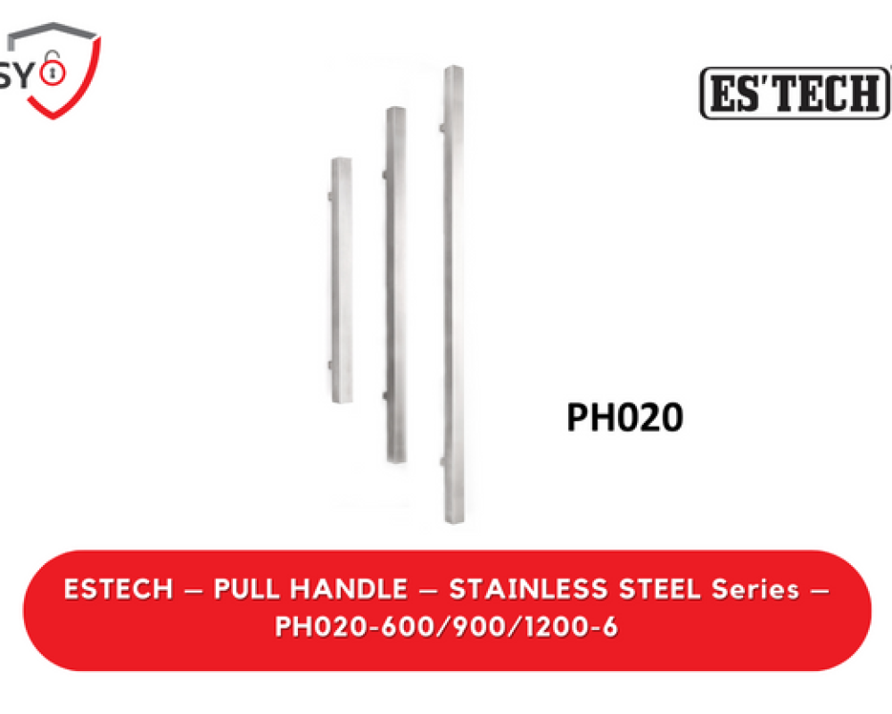 Estech – Pull Handle – Stainless Steel Series – PH020-600/900/1200-6