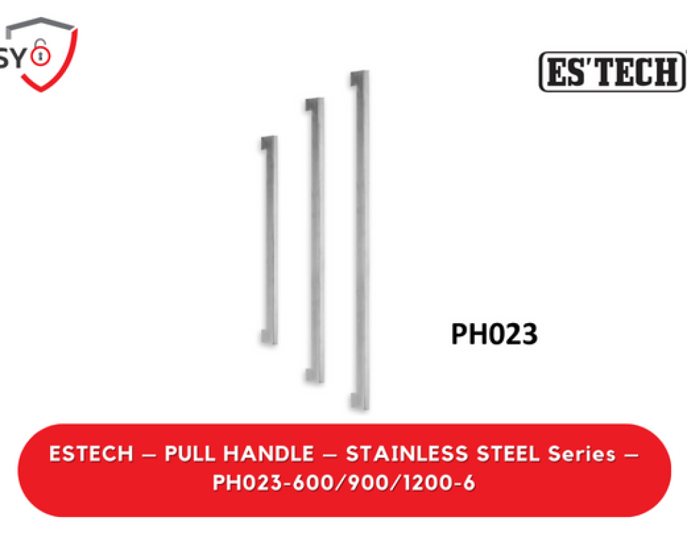 Estech – Pull Handle – Stainless Steel Series – PH023N-600/900/1200-6