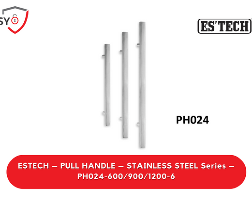 Estech – Pull Handle – Stainless Steel Series – PH024-600/900/1200-6