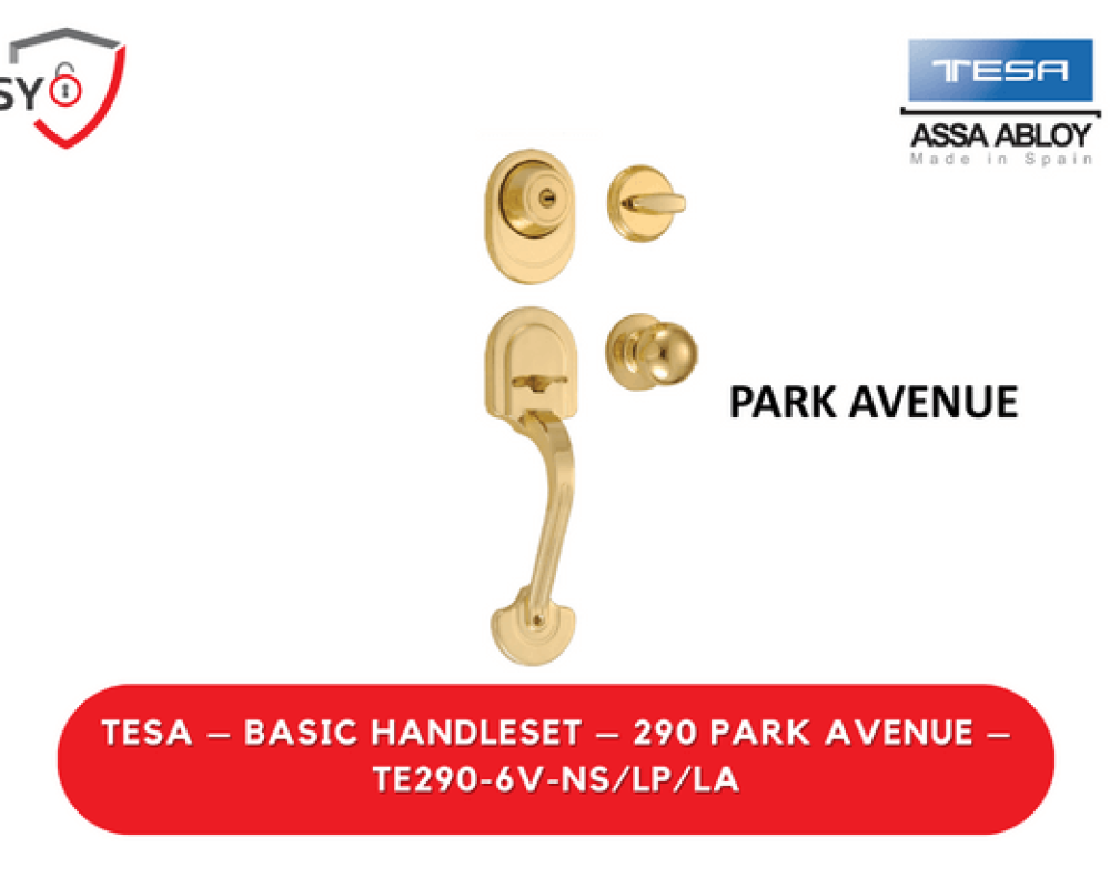 Tesa – Basic Handleset – 290 Park Avenue – TE290-6V-NS/LP/LA