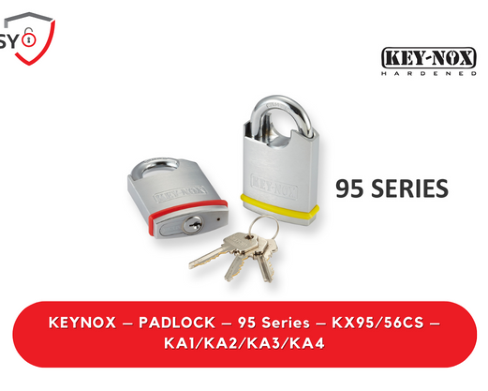 Keynox – Padlock – 95 Series – KX95/56CS – KA1/KA2/KA3/KA4