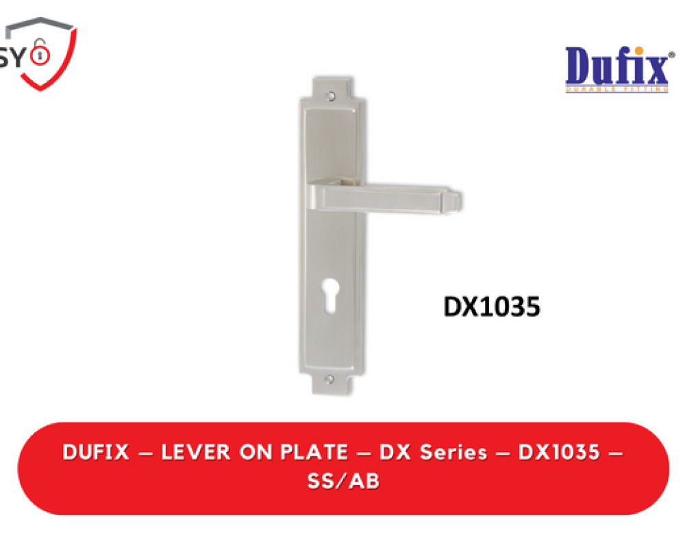 Dufix – Lever On Plate – Dx Series – DX1035 – SS/AB