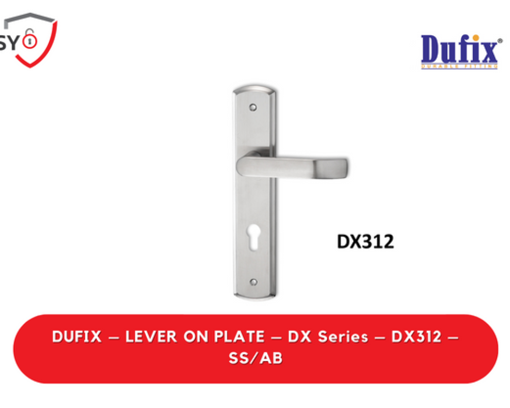 Dufix – Lever On Plate – Dx Series – DX312 – SS/AB