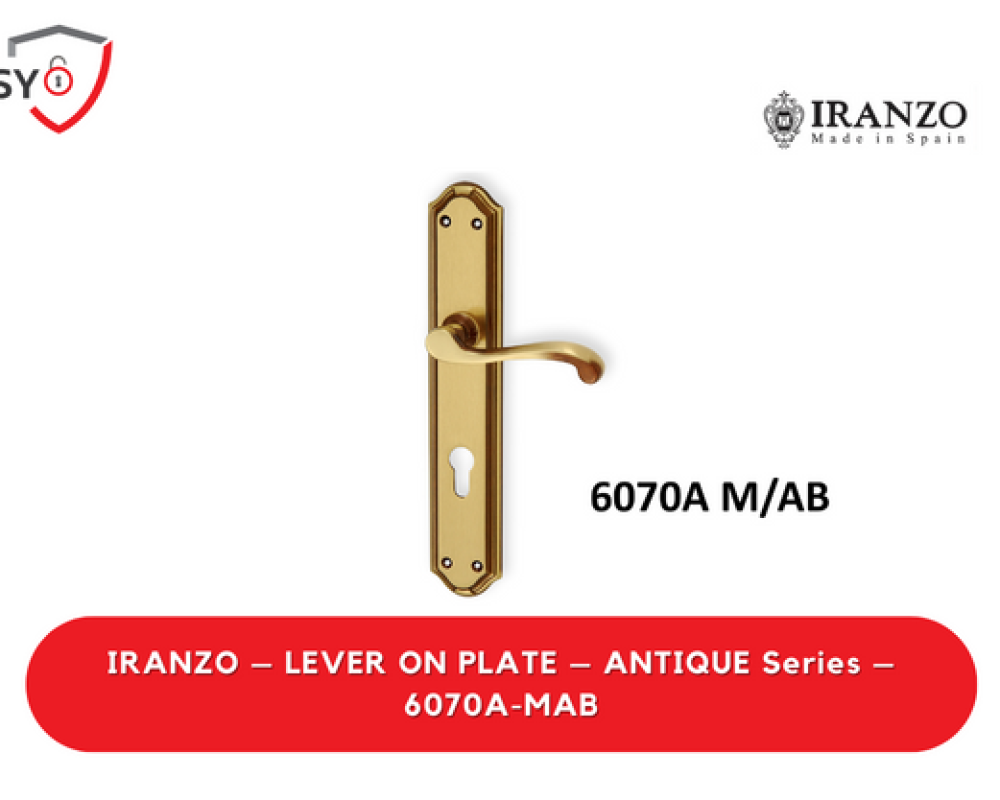 Iranzo – Lever On Plate – Antique Series – 6070A-MAB