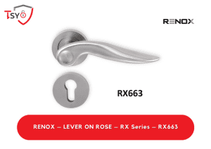 Ronex Lever on Rose (RX663) - TSY Locksmith Selangor & Kuala Lumpur