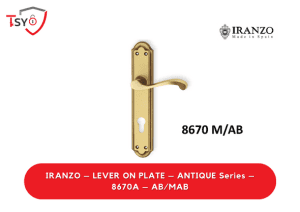 Iranzo Lever on Plate (8670A-AB/MAB) - TSY Locksmith Selangor & Kuala Lumpur