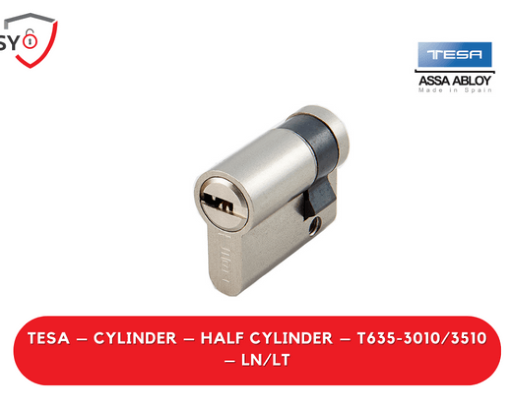 Tesa – Cylinder – Half Cylinder – T635-3010/3510 – LN/LT